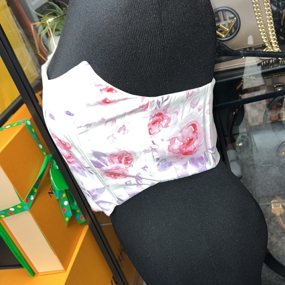 NWOT: White Fox Boutique Patience Corset Pastel Rose - Picture 6 of 7